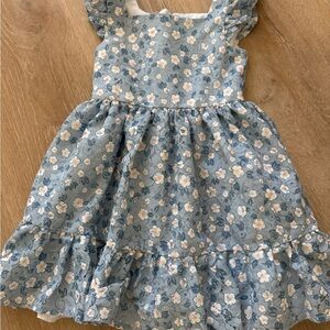 Pippa & Julie Blue Ruffled Tiered Sundress